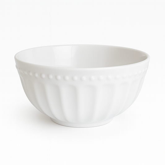 🍲 Cuenco de Cerámica con Relieve – Diseño Elegante y Texturizado
