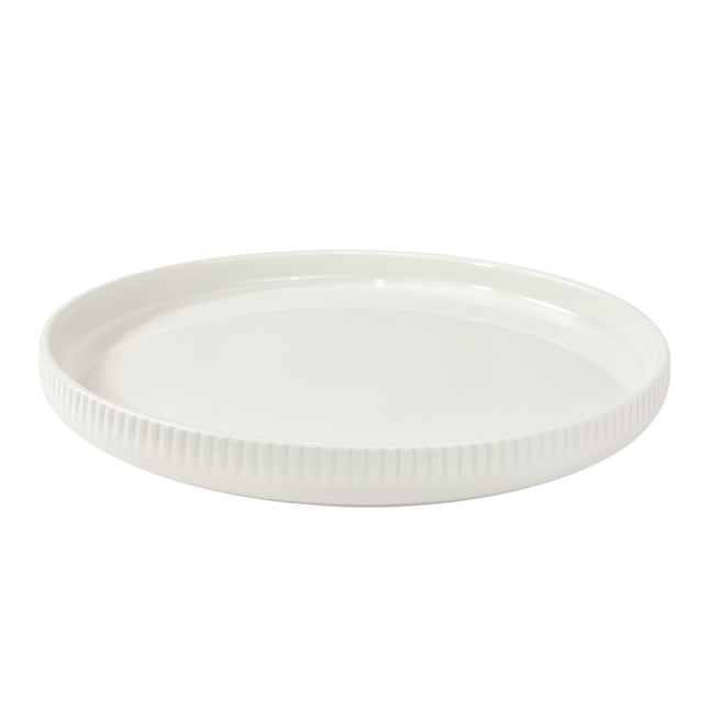 Prato de Jantar em Porcelana Branca – 26 cm Elegância e Durabilidade