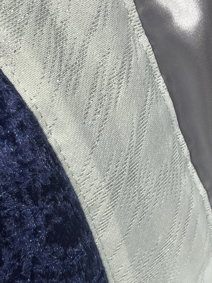 Colcha TROPICAL Elegante – Conjunto Decorativo con Tres Almohadas, 250 x 260 cm - COLOR AZUL OSCURO
