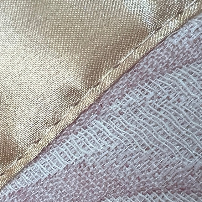 Elegante edredão GOOLD – Conjunto decorativo com duas almofadas, 250 x 260 cm - ROSA COM DETALHES DOURADOS