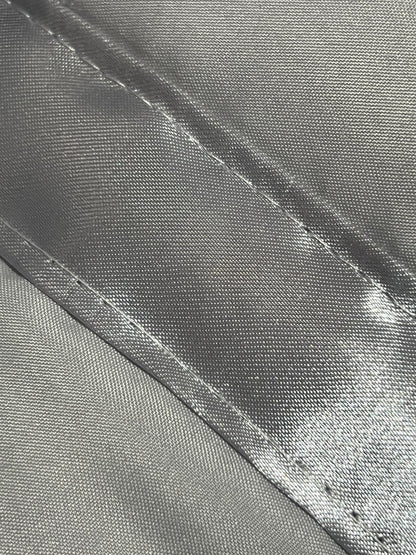 Colcha GOOLD Elegante – Conjunto Decorativo con Dos Almohadas, 250 x 260 cm - COLOR GRIS - CON DETALLES EN PLATA