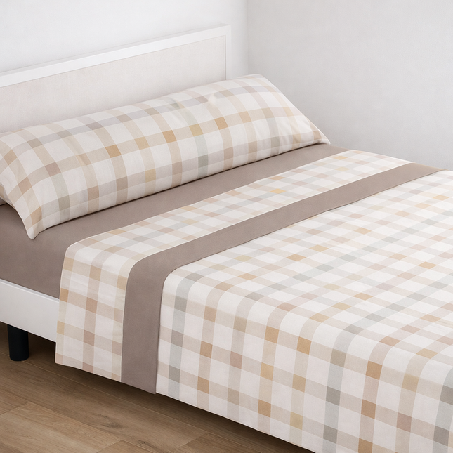 Jogo de lençóis de lã coral premium – Inverno, 3 peças, extra macio e térmico – Estilo moderno (Adequado para camas de 90/135/150 cm)