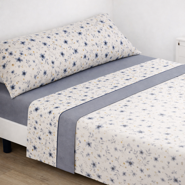 Jogo de lençóis de lã coral premium – Inverno, 3 peças, extra macio e térmico – Estilo moderno (Adequado para camas de 90/135/150 cm)