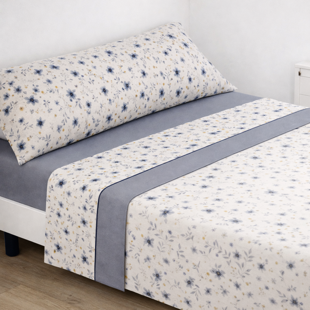 Juego de Sábanas Coralina Premium – Invierno, 3 Piezas, Extra Suaves y Térmicas – Estilo Moderno (Camas 90/135/150)