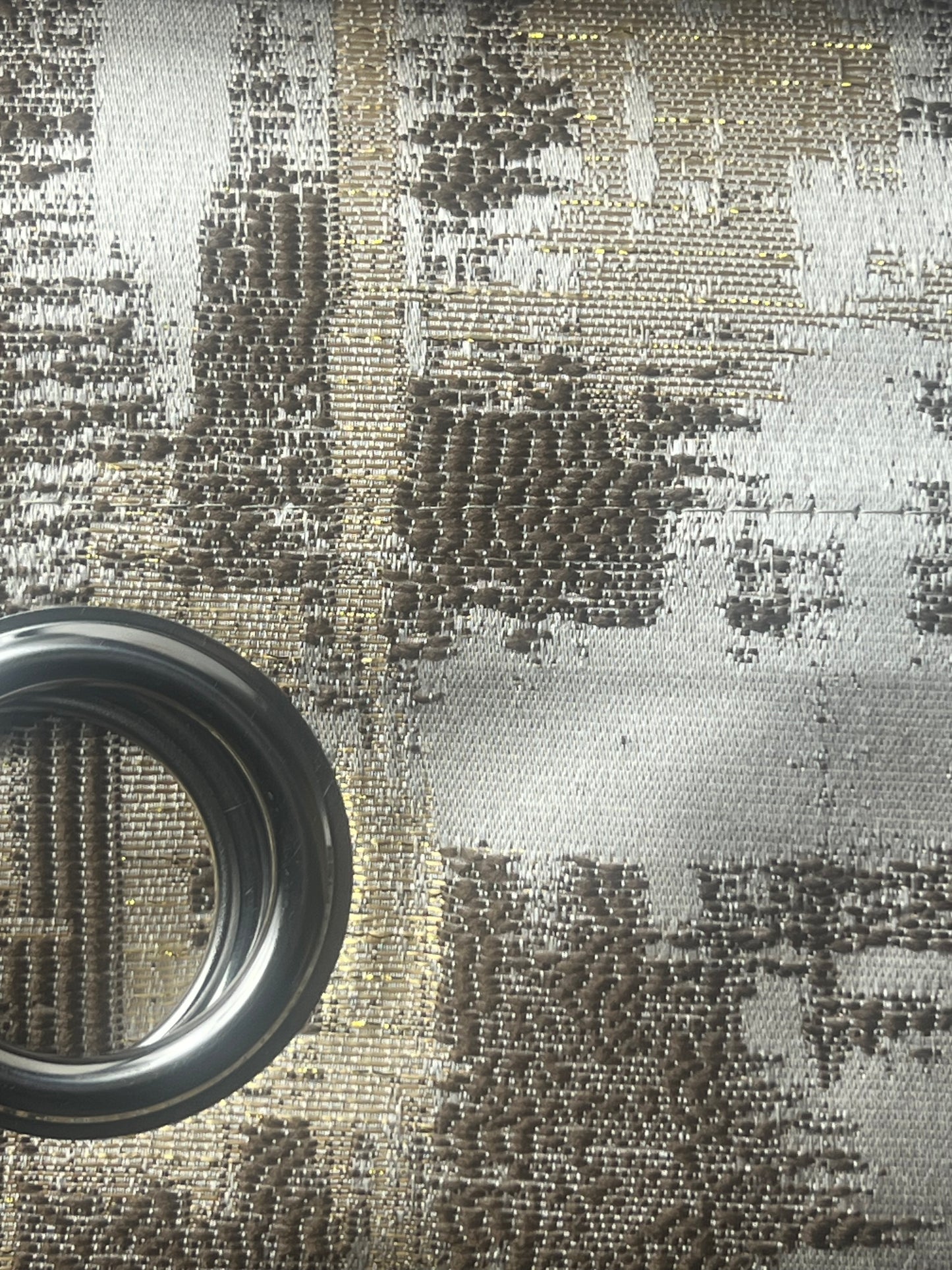 CORTINA JACQUARD MODELO TOFINO 140 X 240 CM - COLOR CAFÉ (ANILLAS) – GÉRARD PASQUIER