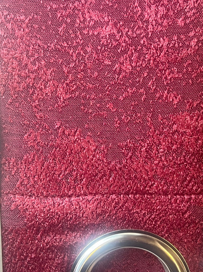 CORTINA JACQUARD MODELO MONZA 140 X 240 CM - COLOR BURDEOS/GRANATE (ANILLAS) – GÉRARD PASQUIER