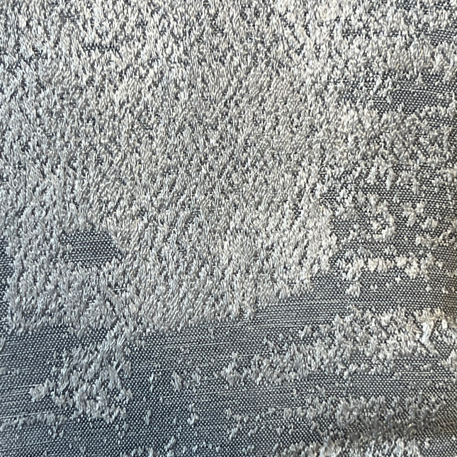 Cortinas Blackout de Poliéster, Padrão de Ondas, 140x260cm - 2 Peças, Elegantes e Modernas - Cinza
