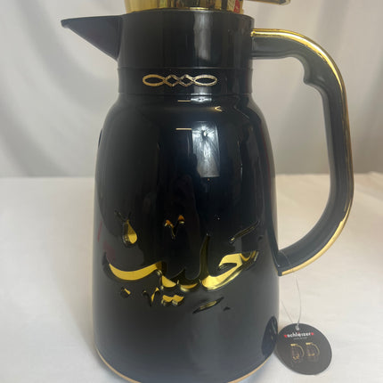Set of 2 jug-type thermoses (Black + Gold) ✨ 