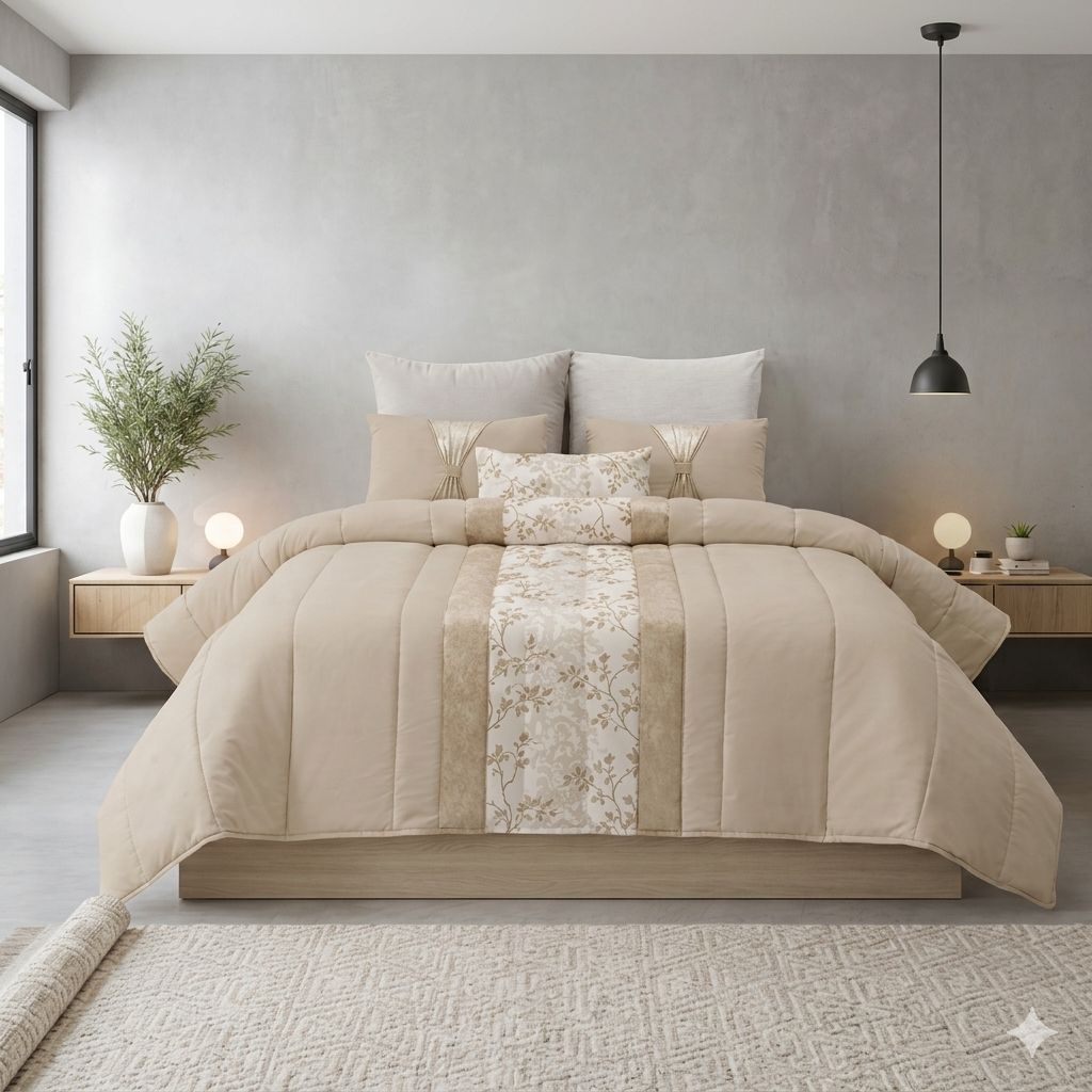 Colcha CINTIA – Inspiração Oriental, Elegância Contemporânea ✨