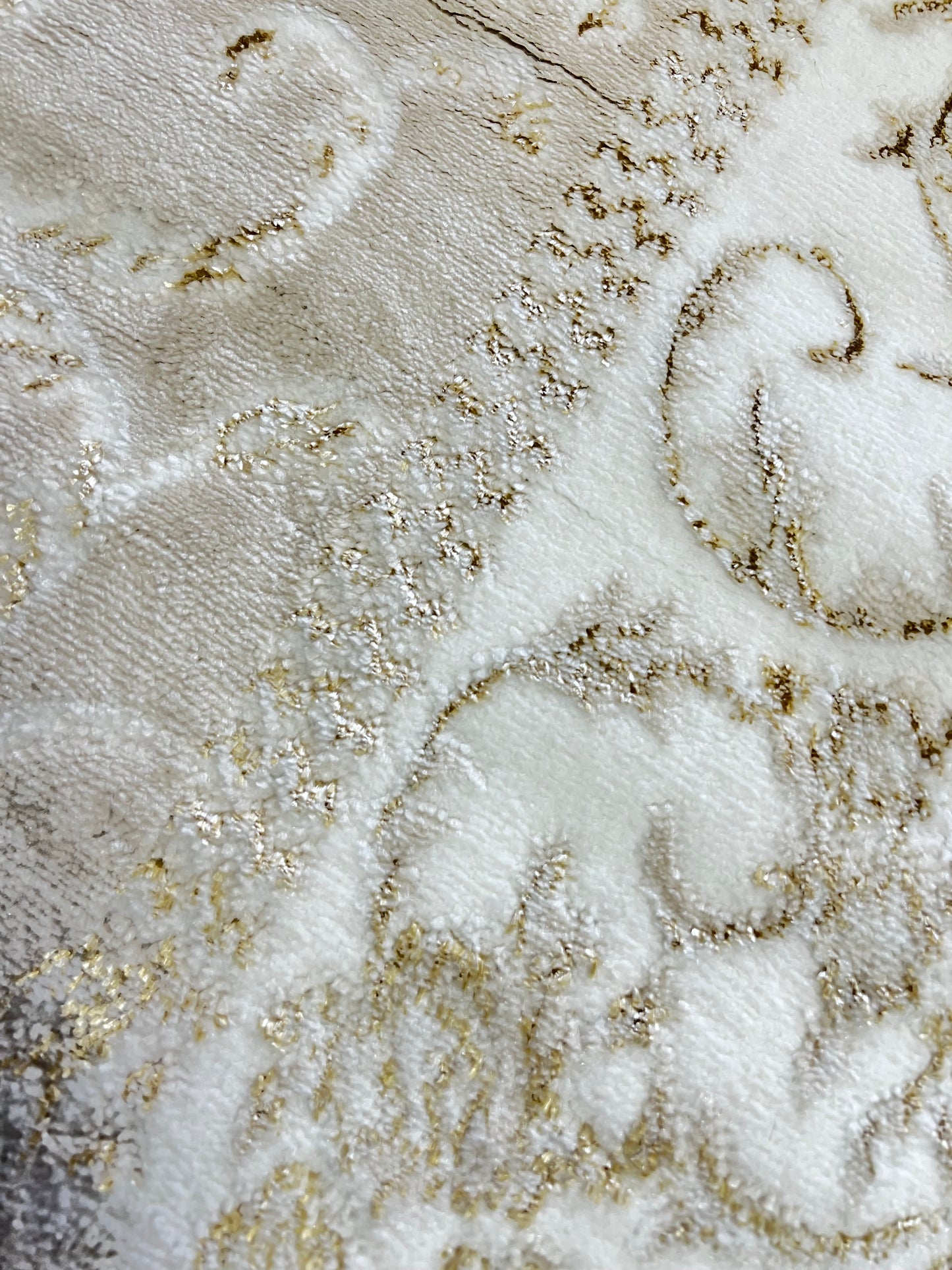 Alfombra Santorini – Elegancia clásica en tono crema y beige