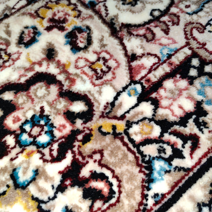 Tapete turco azul com detalhes em azul – Inspirado no estilo otomano, fabricado na Turquia.
