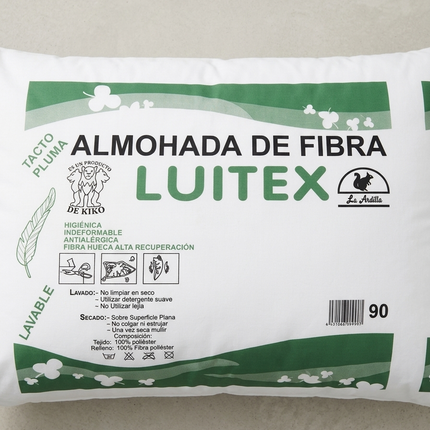 Almohada de Fibra Luitex La Ardilla para Cama de 70/90/135/150 cm