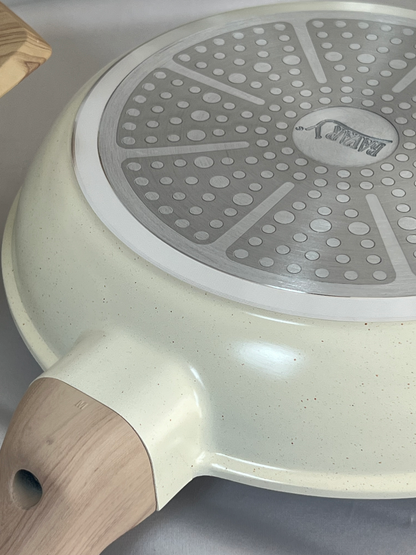 Set de Cocina Bio Bavary 14 Piezas – Ollas, Sartén, Wok, Tapas, Utensilios y Protectores
