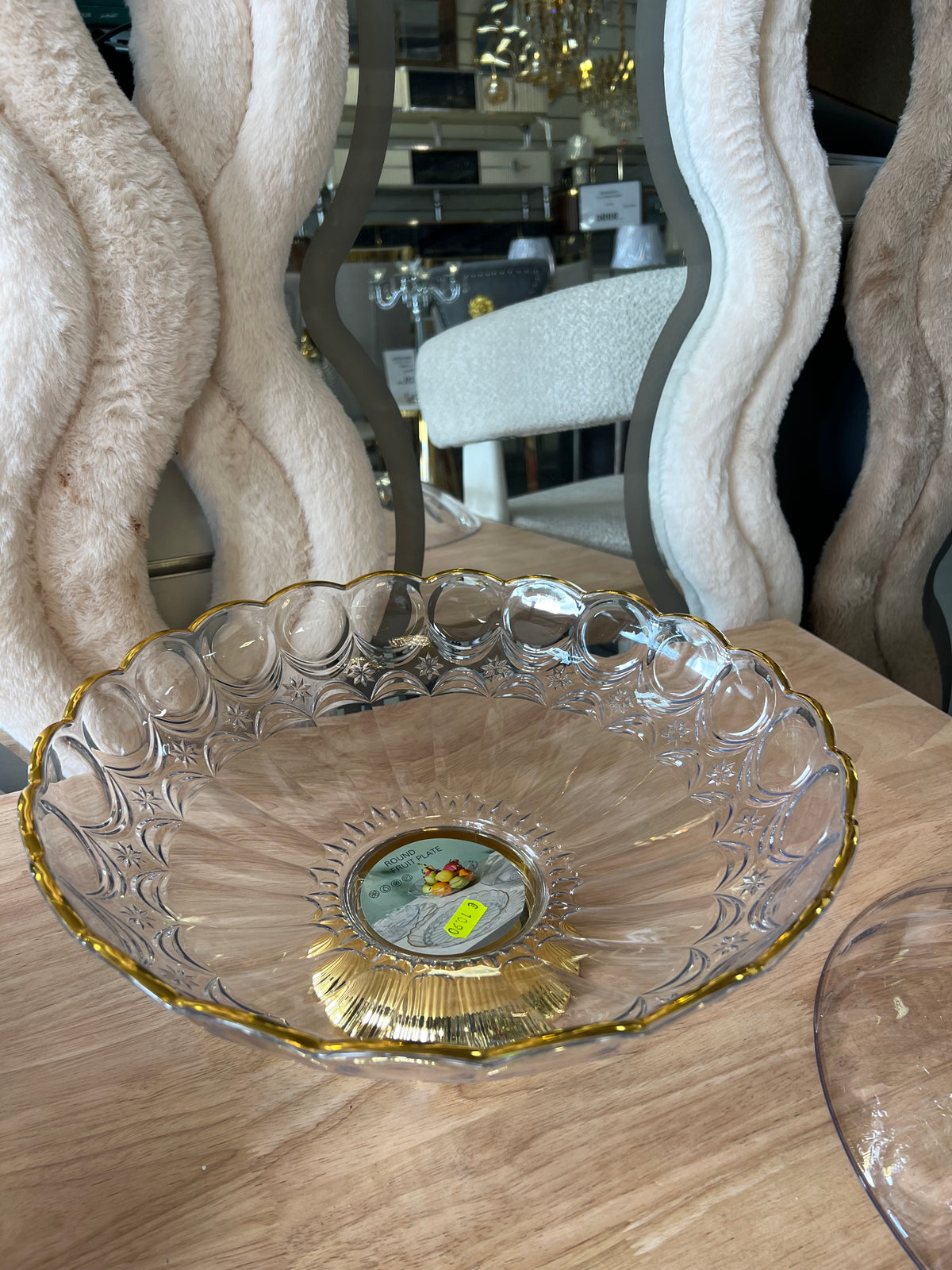 🍰 Expositor Redondo de Plástico con Tapa y Base Dorada o Plata – Elegancia para tus Postres ✨
