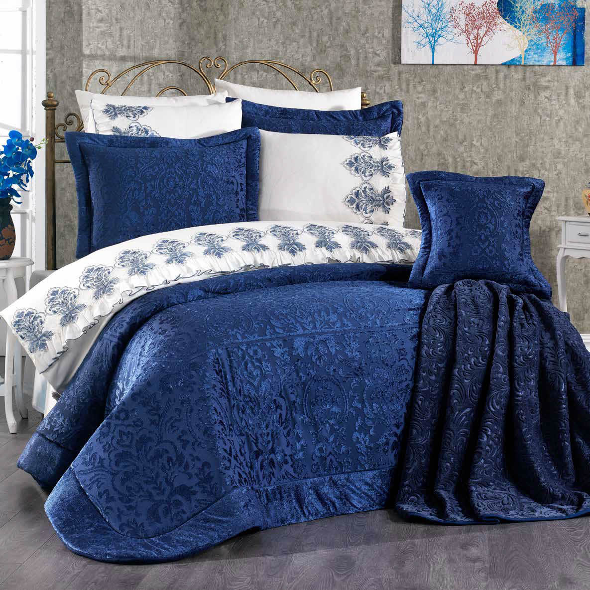 Juego de Cama para Ajuar "Gabriella" – Lujo y Distinción para tu Dormitorio
