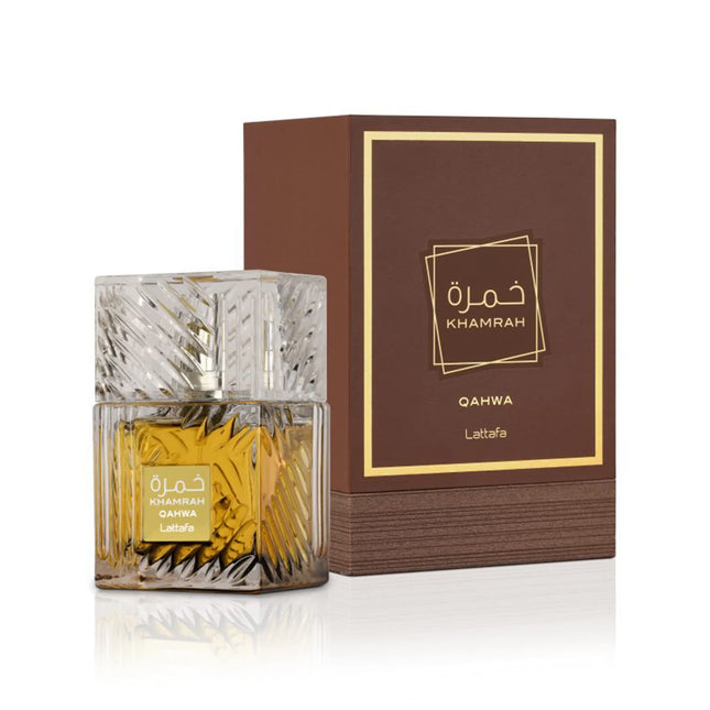 🔥 Khamrah Qahwa de Lattafa Perfumes 100ml - Aromática y Especiada, Perfecta para Él y Ella