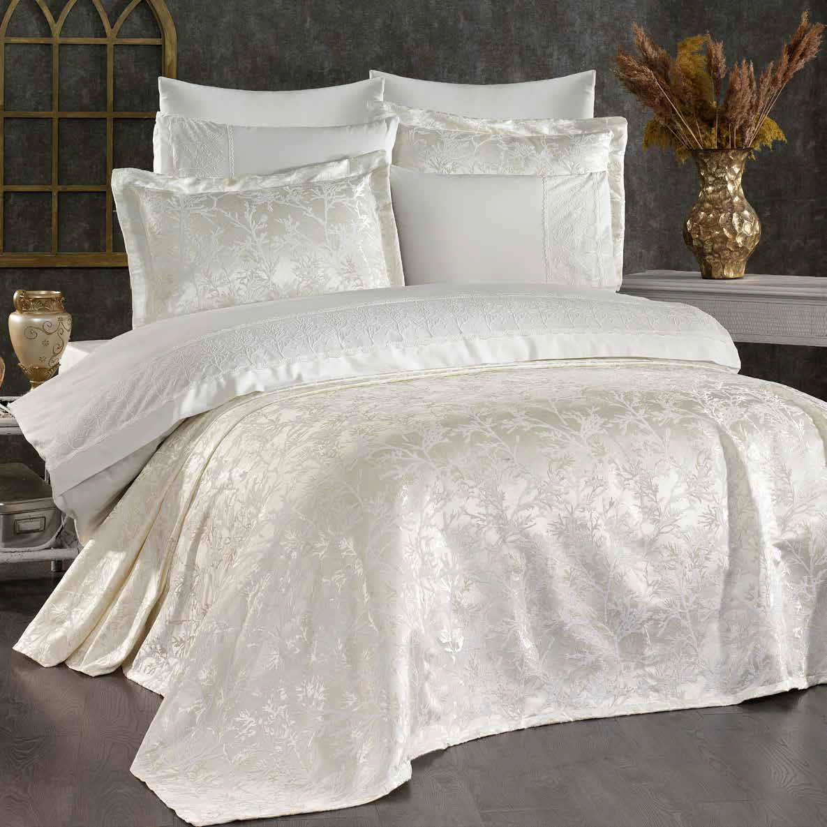 Juego de Cama para Ajuar "Torino" – Sofisticación Natural en tu Dormitorio
