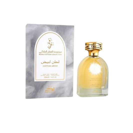 🌸 Cotton Abyed Eau de Parfum 100ml by Mamlakat Al Oud - Luxury Feminine Perfume Imported from Dubai