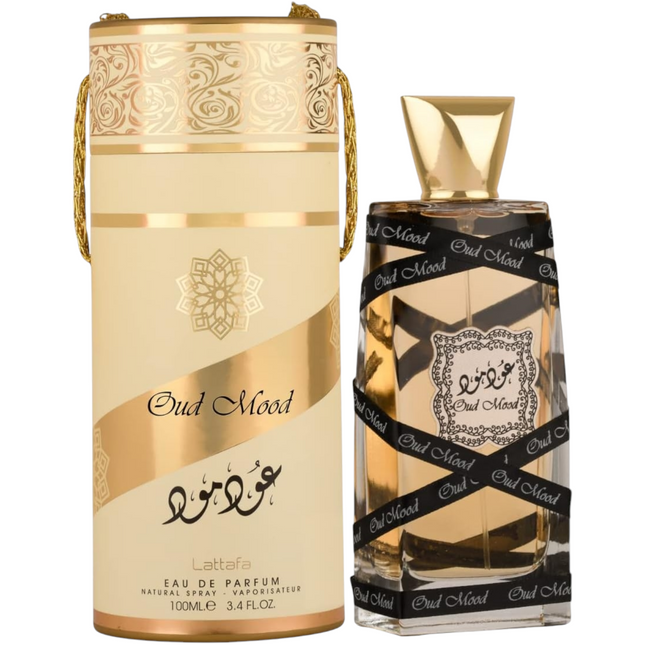 🌹 Comprar Oud Mood de Lattafa - Perfume Unisex con Notas de Rosa, Azafrán y Madera de Oud