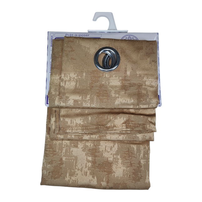CORTINA MODELO MOOREA 140 X 240 CM - COLOR DORADO