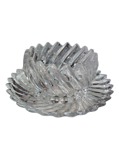Set de 6 Cuencos de Cristal con Plato – Alta Calidad (12 Piezas)