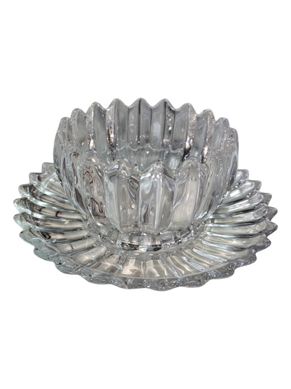 Set de 6 Cuencos de Cristal con Plato – Alta Calidad (12 Piezas)