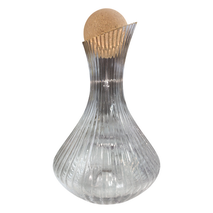 Set de 7 Piezas – Jarra de Cristal con 6 Copas a Juego