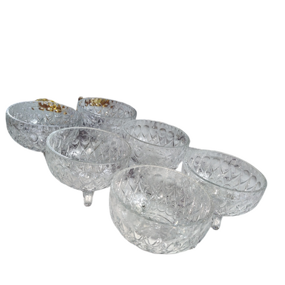 Set de 6 Cuencos de Cristal para Azúcar – Elegancia y Funcionalidad en Tu Mesa