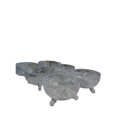 Set de 6 Cuencos de Cristal para Azúcar – Elegancia y Funcionalidad en Tu Mesa