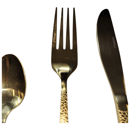 ✨ Gold Cutlery Set – Luxury 24-Piece Pack ✨