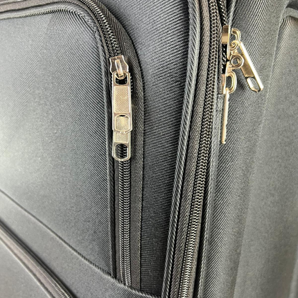 ✈️Maleta Resistente y Elegante – Viaja con Estilo y Seguridad - COLOR NEGRO