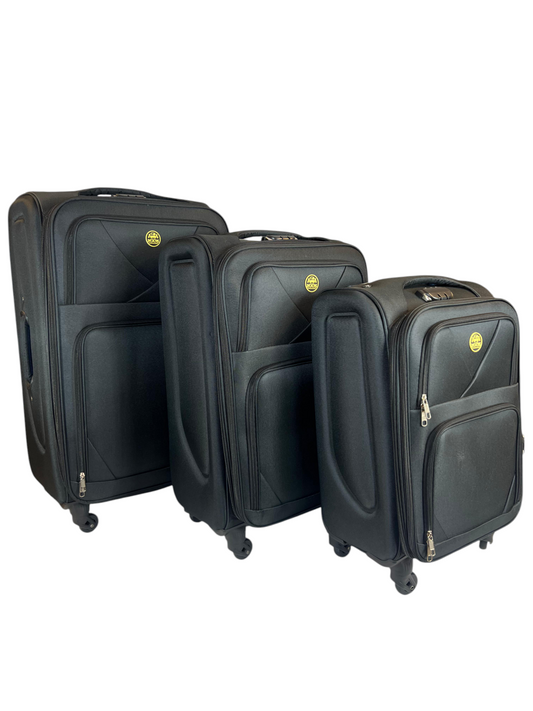 ✈️ Pack de 3 Maletas Resistentes y Elegantes – Viaja con Estilo y Seguridad - COLOR NEGRO