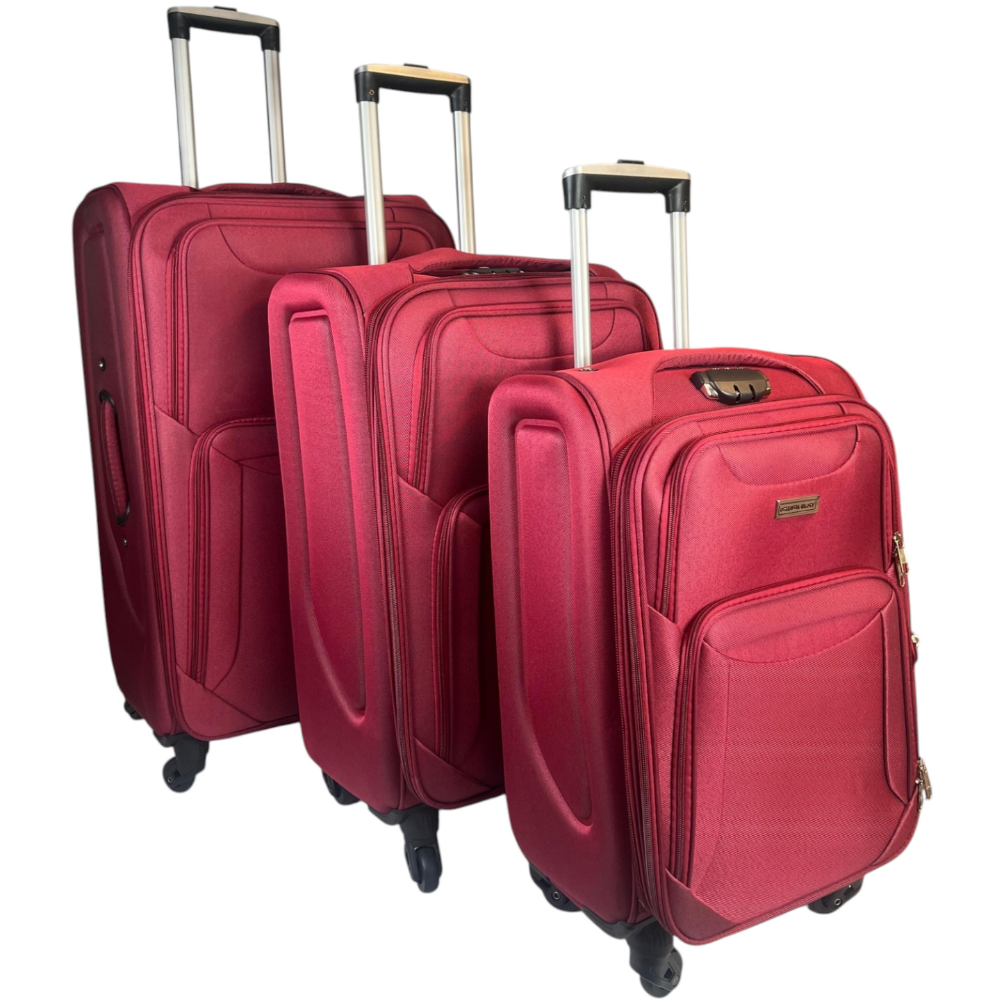 ✈️ Pack de 3 Maletas Resistentes y Elegantes – Viaja con Estilo y Seguridad - COLOR ROJO