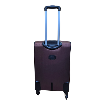 🧳 Pack de 3 Maletas de Viaje Marrones con Ruedas Giratorias 360º