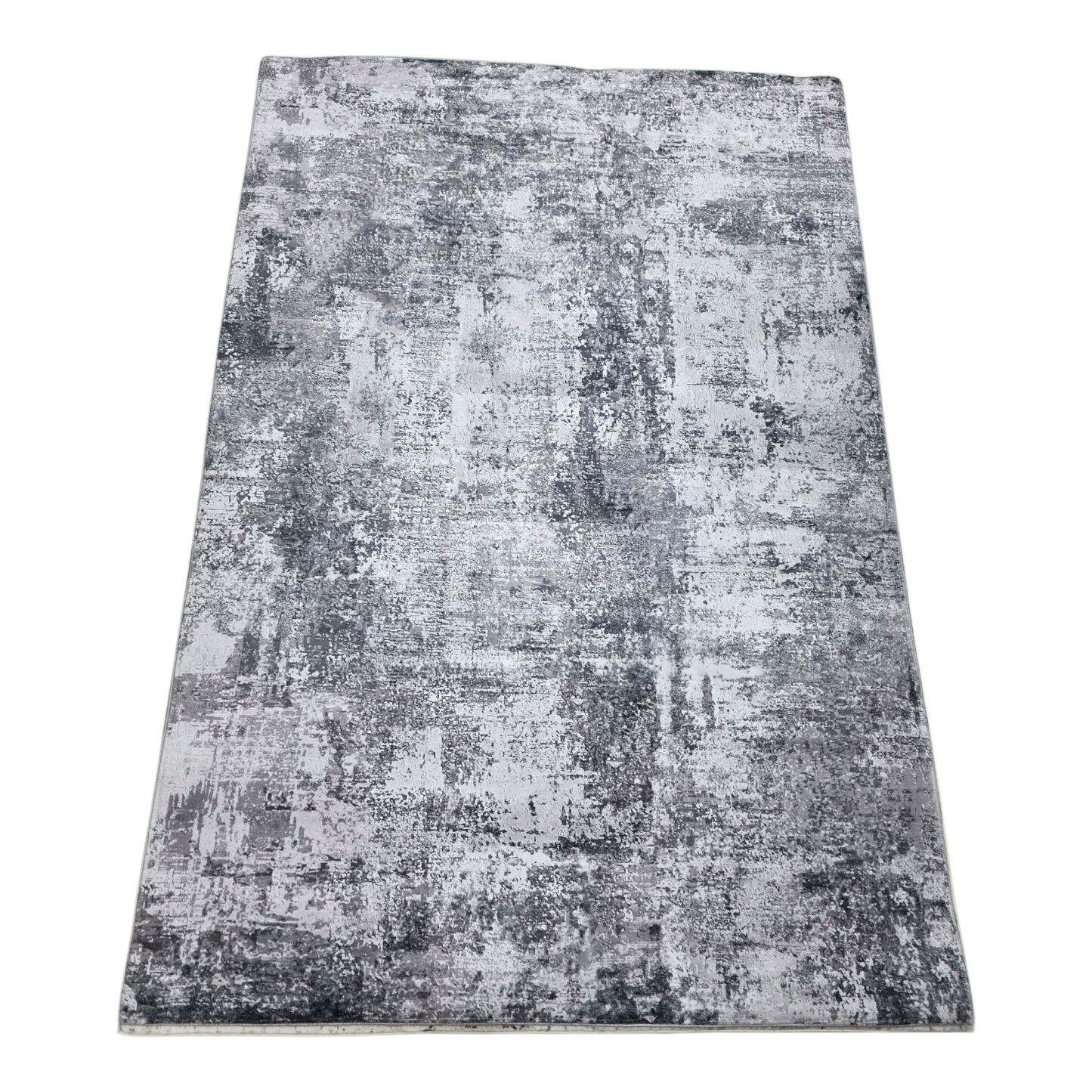 Alfombra Abstracta Mármol Grafito