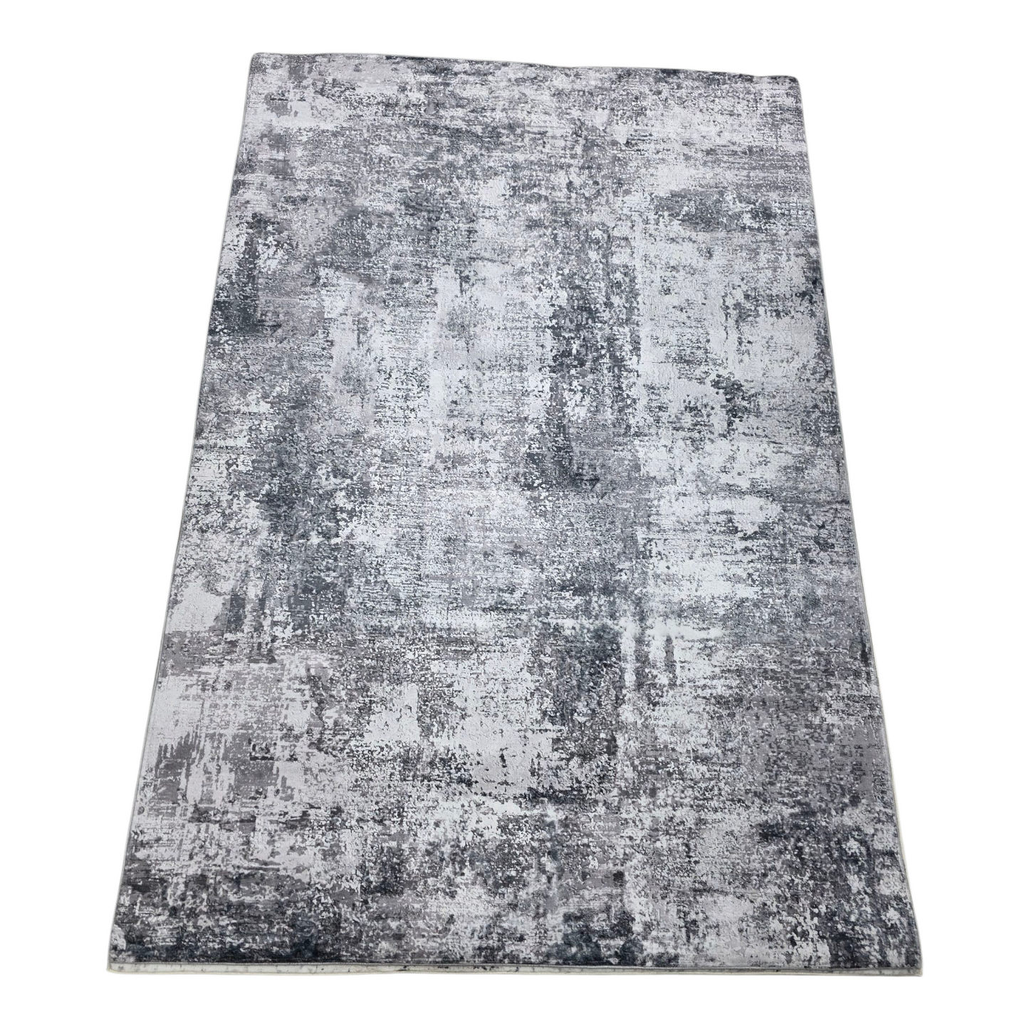 Alfombra Abstracta Mármol Grafito
