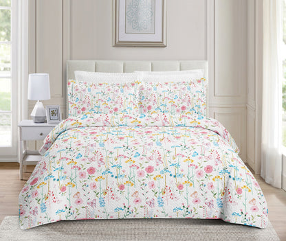 Colcha Bouti Reversible  — Modelo FLORAL