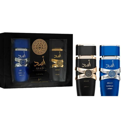 Pack Perfumes Yara Negro y Yara Azul de Lattafa – Dulzura y Frescura Árabe para Hombre y Mujer 100ml
