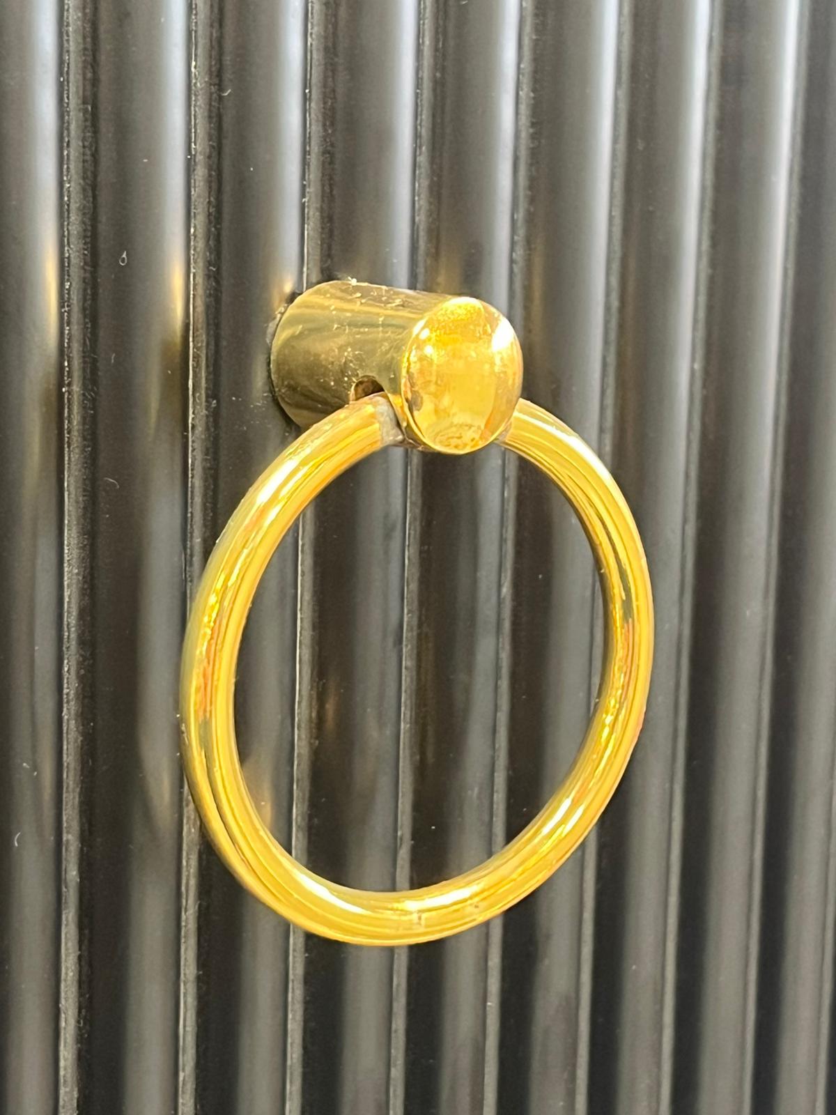 Mesa de TV con chimenea digital - NEGRO DORADO