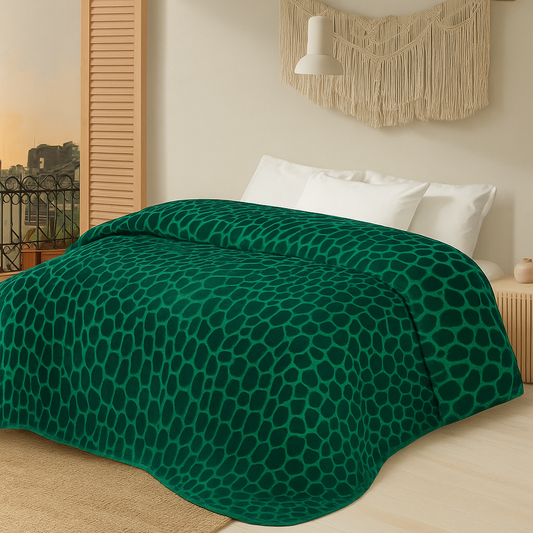 Manta Raschel 220 x 240 cm – 2 kg – 100% Poliéster