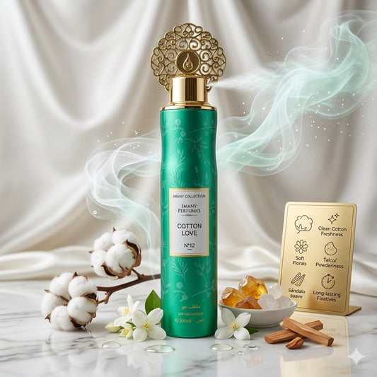 COTTON LOVE Nº12 – Ambientador Premium Árabe 300ml | Imany Perfumes Dubai