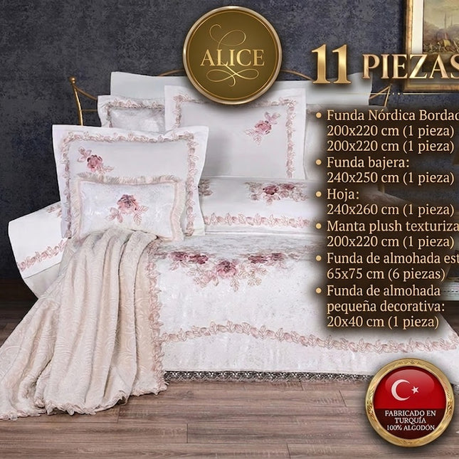 Alice Cream Pique Quilt Set 11 pcs