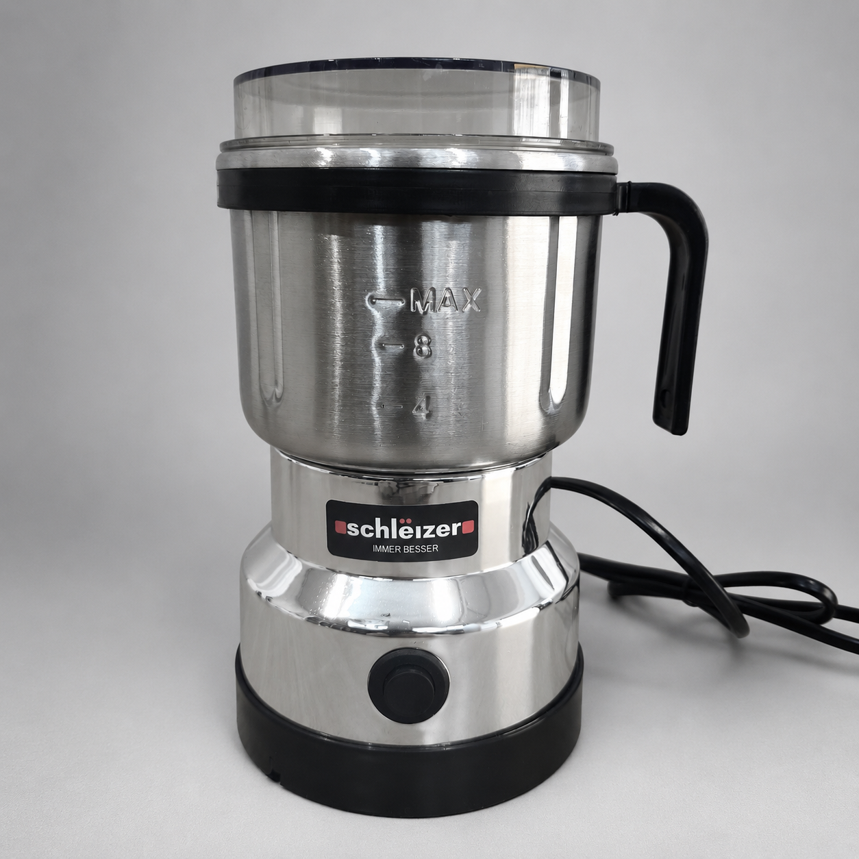 Molinillo Eléctrico de Café y Especias en Acero Inoxidable