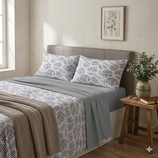 Juego de Sábanas Suaves y Elegantes – Disponible para cama de 90, 135 y 150 con 2 fundas de almohada