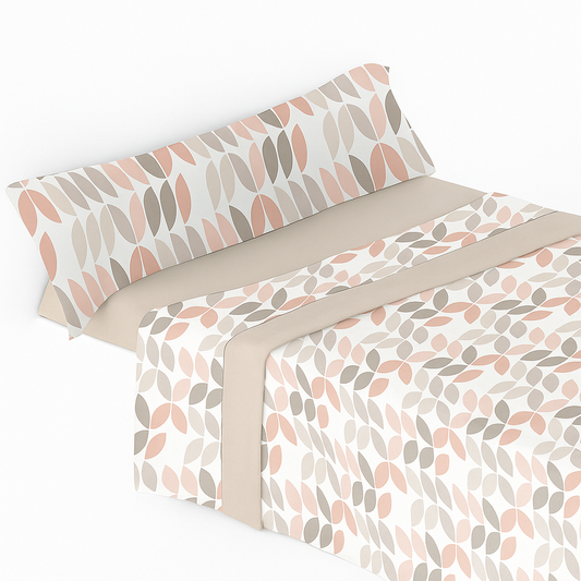 Juego de Sábanas Coralina Premium 180 GSM – Invierno, 3 Piezas, Extra Suaves y Térmicas – Estilo Moderno (Camas 90/135/150)