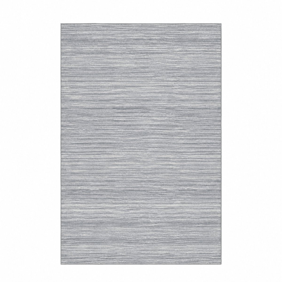 Alfombra Lineal de Rayas Finas en Gris o Beige — Gris / Gris oscuro — imagen provisional del proveedor