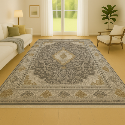 ARABIA DESIGN TAPETE CINZA/CINZA