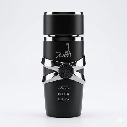 Asad Elixir da Lattafa Perfumes – Intensidade masculina com alma oriental