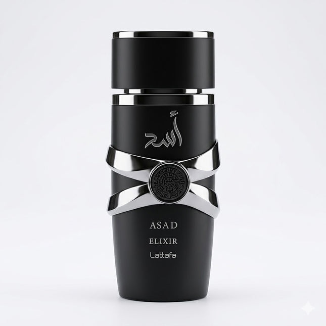 Asad Elixir da Lattafa Perfumes – Intensidade masculina com alma oriental