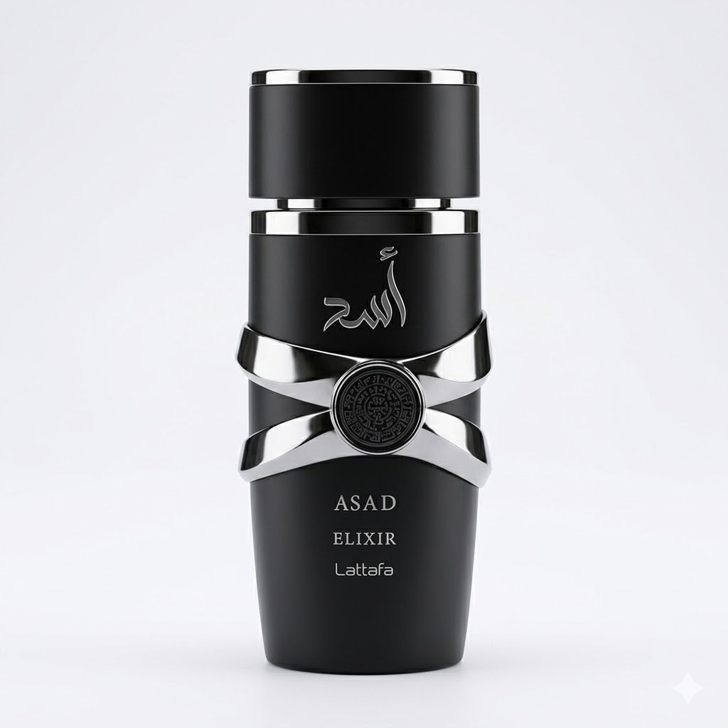 Asad Elixir de Lattafa Perfumes – Intensidad masculina con alma oriental
